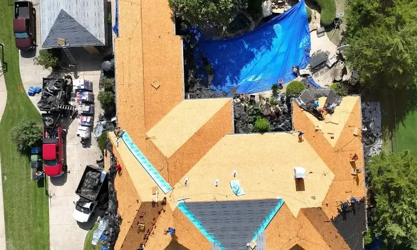 Professional Roof Repair being performed in Vandenberg Village